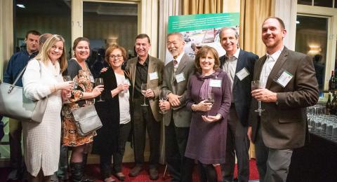 supporters at Northeast passage fundraising event