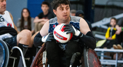wheelchair rugby game