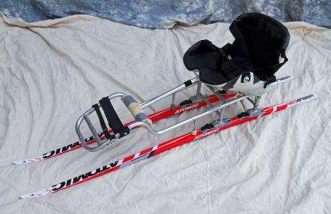 Nordic Sit Ski with Poles