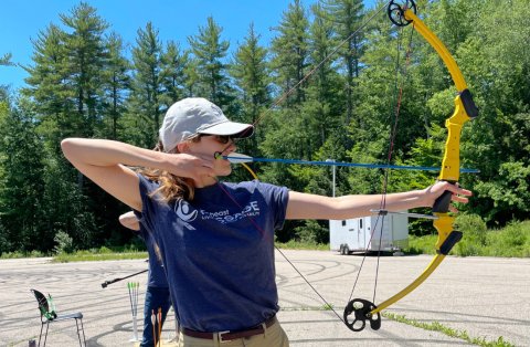Standing archery