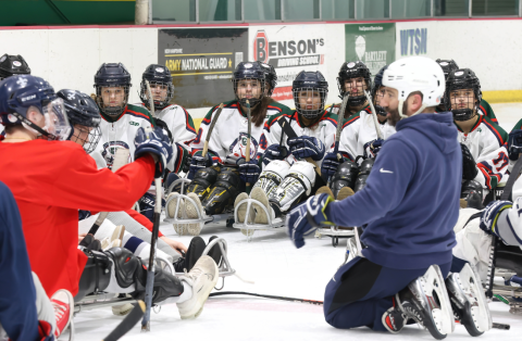 coach and players