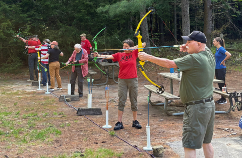 group of archers