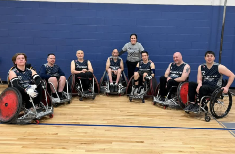 Wheelchair rugby team
